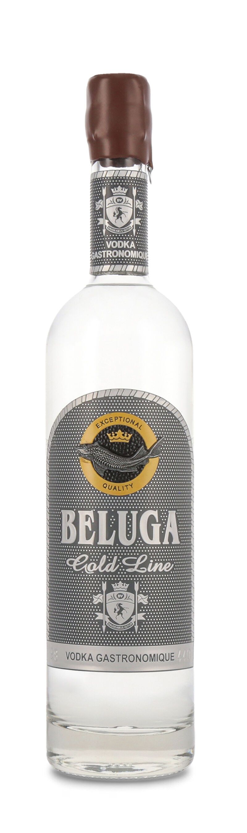 Beluga Gold Line Noble Vodka in Leder Geschenk-Set 40% vol. 0,70l