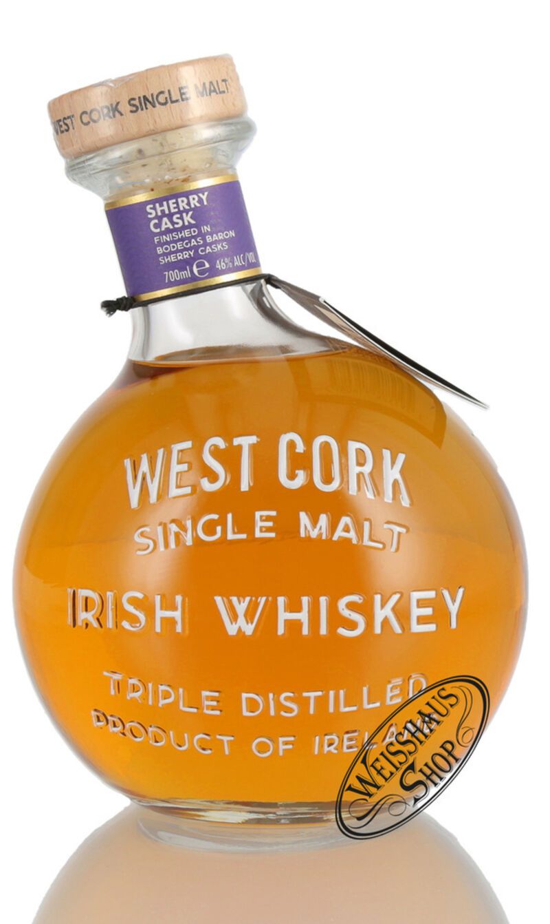 West Cork Maritime Sherry Cask Finished Whiskey 46% vol. 0,70l West Cork Maritime Sherry Cask Finished Whiskey 46% vol. 0,70l