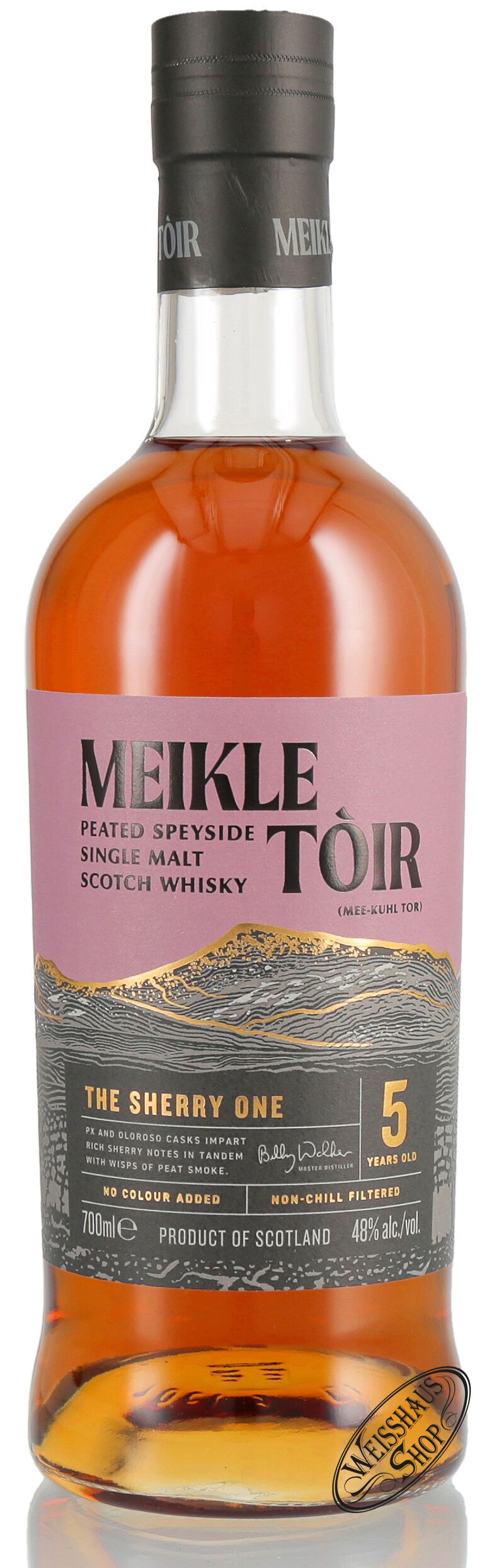 Meikle Tòir 5 YO The Sherry One Whisky 48% vol. 0,70l B-Ware