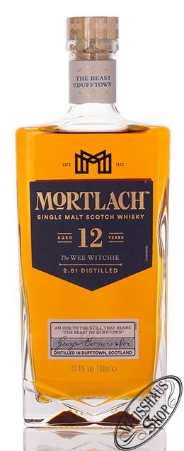 Mortlach 12 YO Single Malt Whisky 43,4% vol. 0,70l
