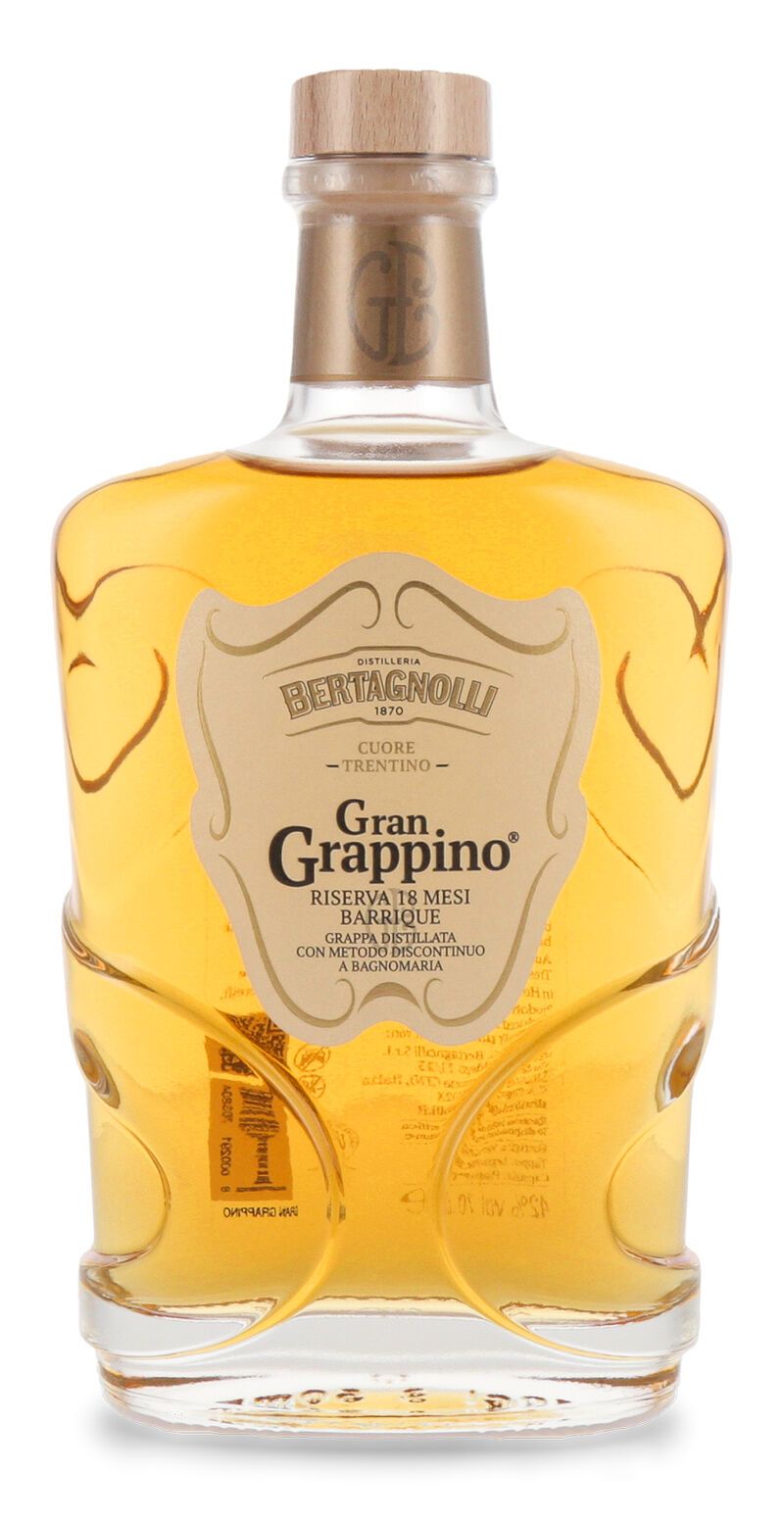 Bertagnolli Grappa Gran Grappino Barrique 42% vol. 0,70l