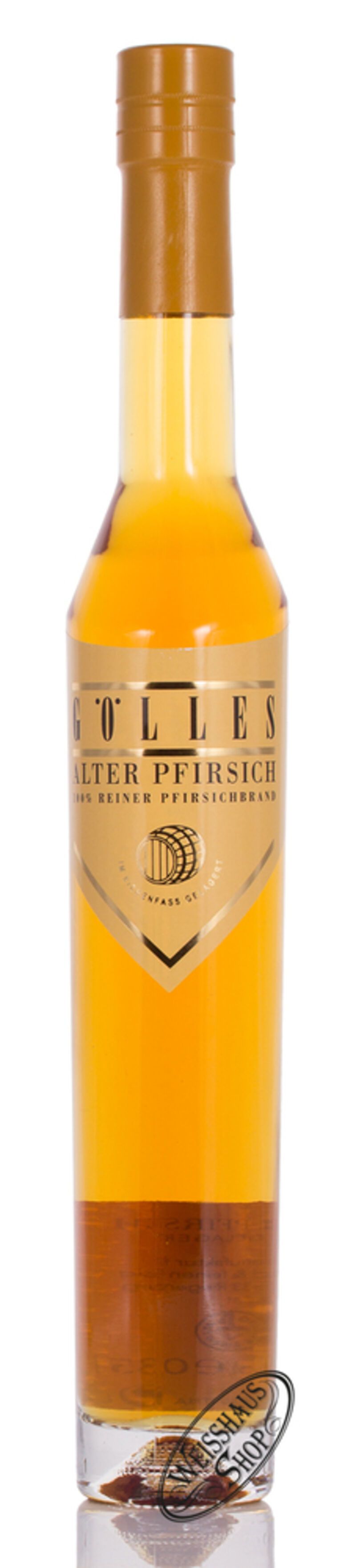 Gölles Alter Pfirsich Edelbrand 60,2% vol. 0,35l Gölles Alter Pfirsich Edelbrand 60,2% vol. 0,35l