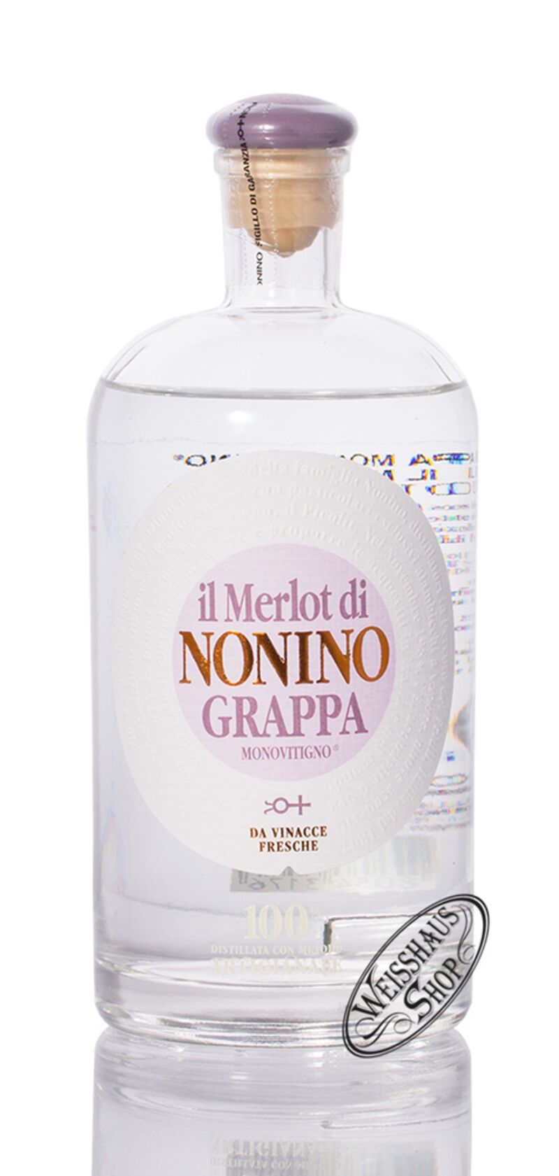 Nonino Grappa Merlot 41% vol. 0,70l Nonino Grappa Merlot 41% vol. 0,70l