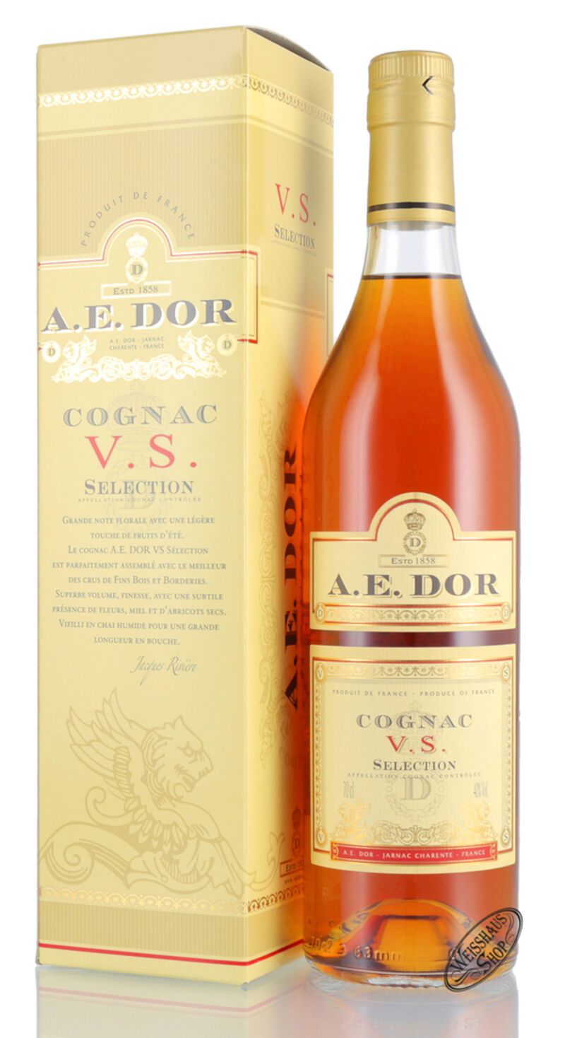 A.E. Dor Cognac VS 40% vol. 0,70l A.E. Dor Cognac VS 40% vol. 0,70l