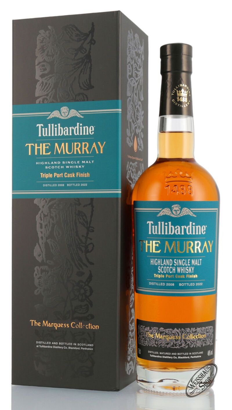 Tullibardine The Murray 2008 Triple Port Cask Finish Whisky 46% vol. 0,70l Tullibardine The Murray 2008 Triple Port Cask Finish Whisky 46% vol. 0,70l
