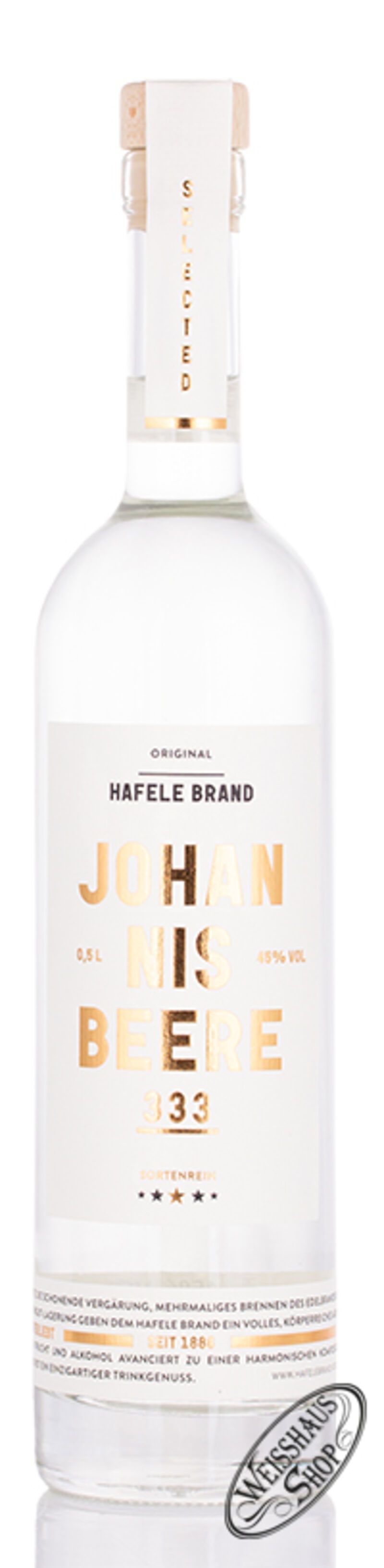 Prinz Hafele 333 Johannisbeer Brand 45% vol. 0,50l