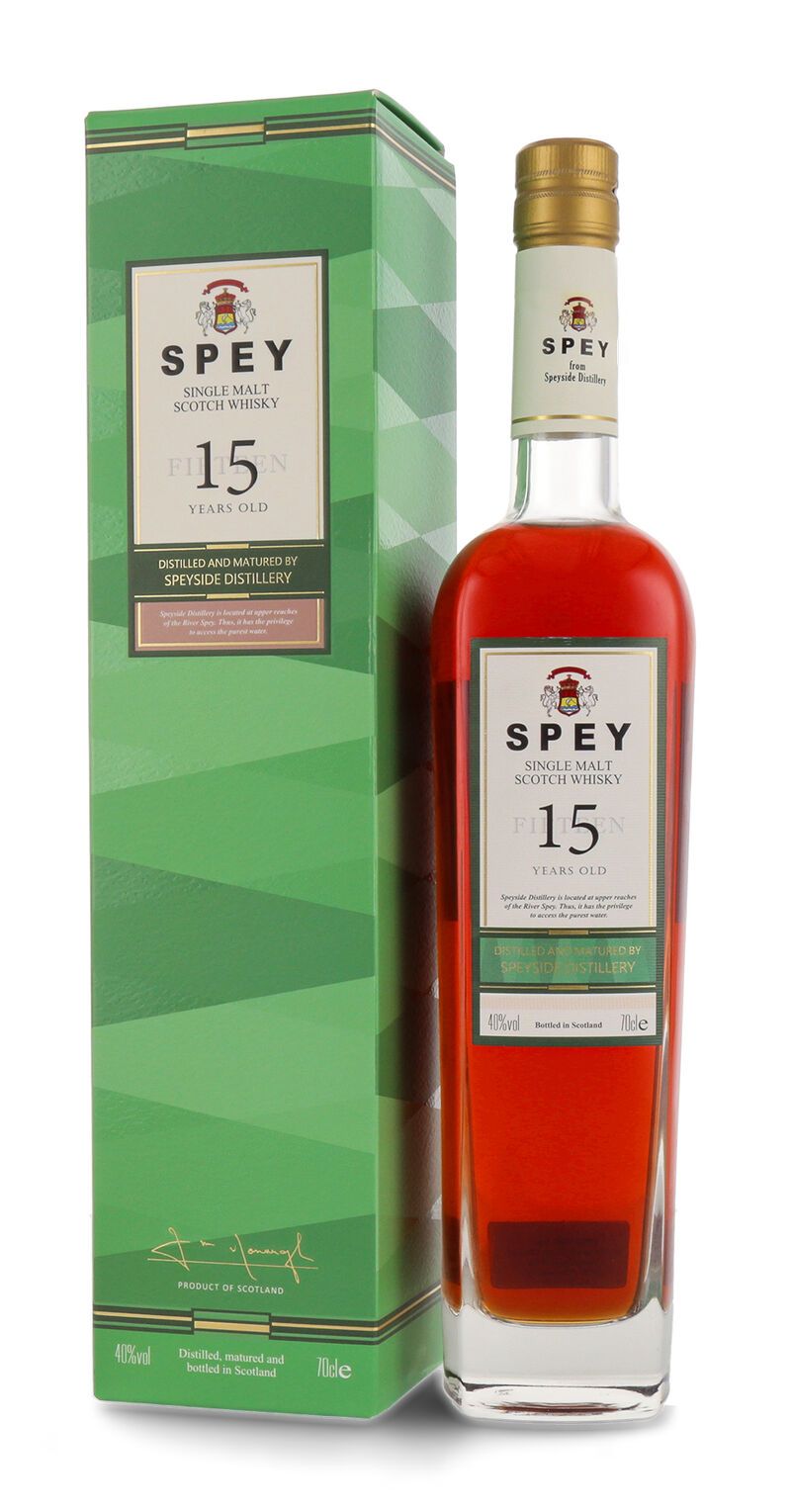 Spey 15 YO Single Malt Scotch Whisky 40% vol. 0,70l