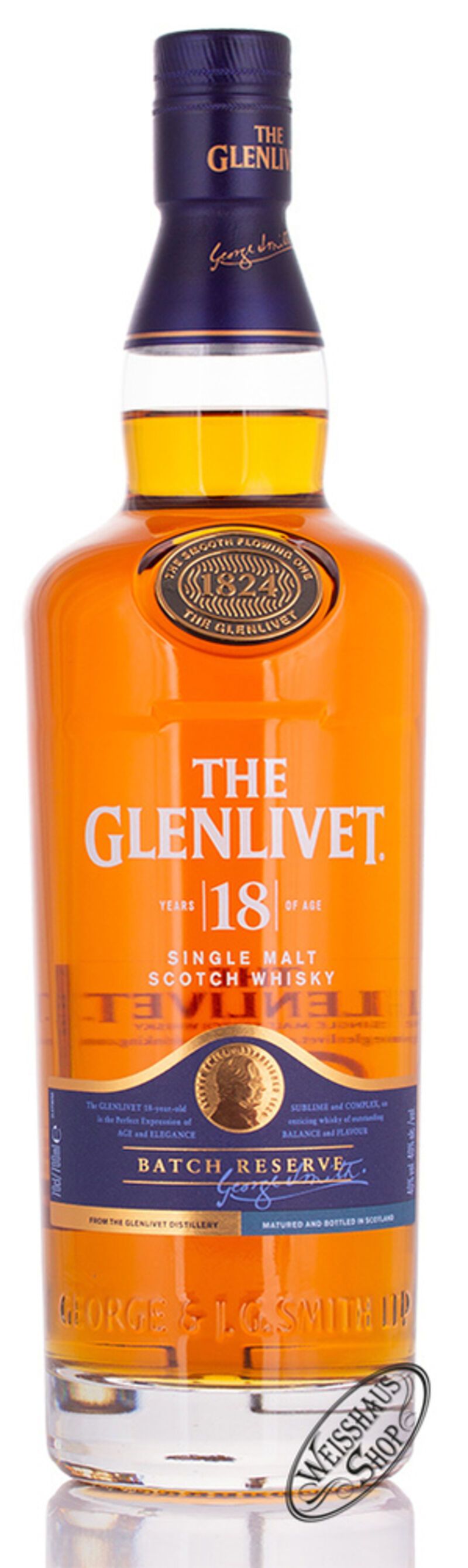 The Glenlivet 18 YO Single Malt Whisky 40% vol. 0,70l