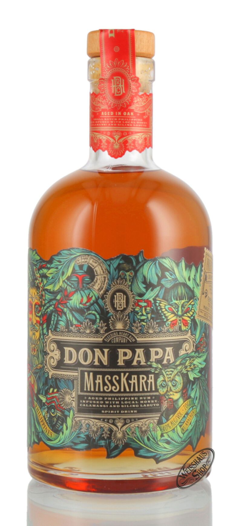 Don Papa Masskara Spiced Rum 40% vol. 0,70l Don Papa Masskara Spiced Rum 40% vol. 0,70l