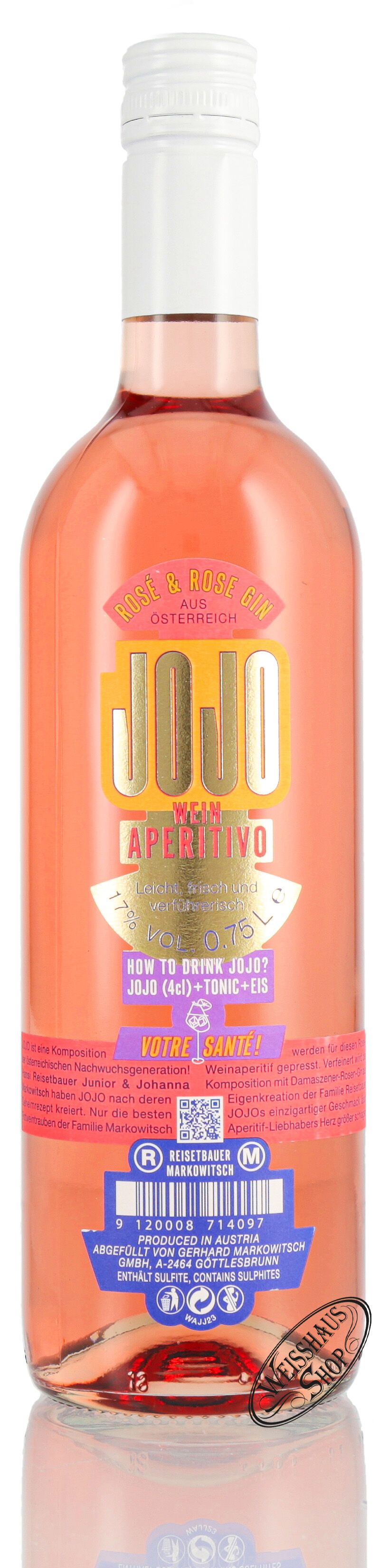 JOJO Wein Aperitivo 17% vol. 0,75l JOJO Wein Aperitivo 17% vol. 0,75l