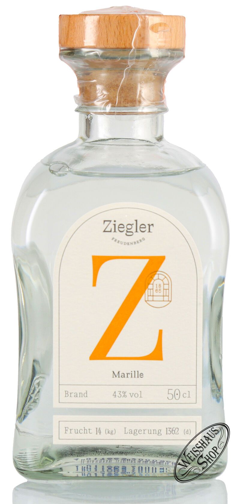 Ziegler Marillen Brand 43% vol. 0,50l Ziegler Marillen Brand 43% vol. 0,50l