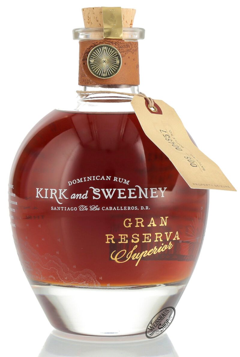 Kirk and Sweeney Gran Reserva Superior Rum 40% vol. 0,70l Kirk and Sweeney Gran Reserva Superior Rum 40% vol. 0,70l