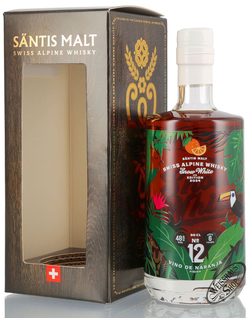 Säntis Snow White No. 12 Alpine Whisky 48% vol. 0,50l Säntis Snow White No. 12 Alpine Whisky 48% vol. 0,50l