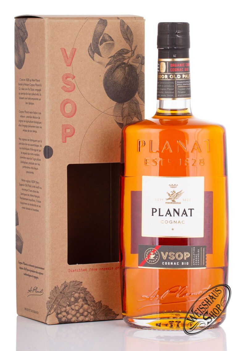Planat Organic VSOP Cognac 40% vol. 0,70l Planat Organic VSOP Cognac 40% vol. 0,70l