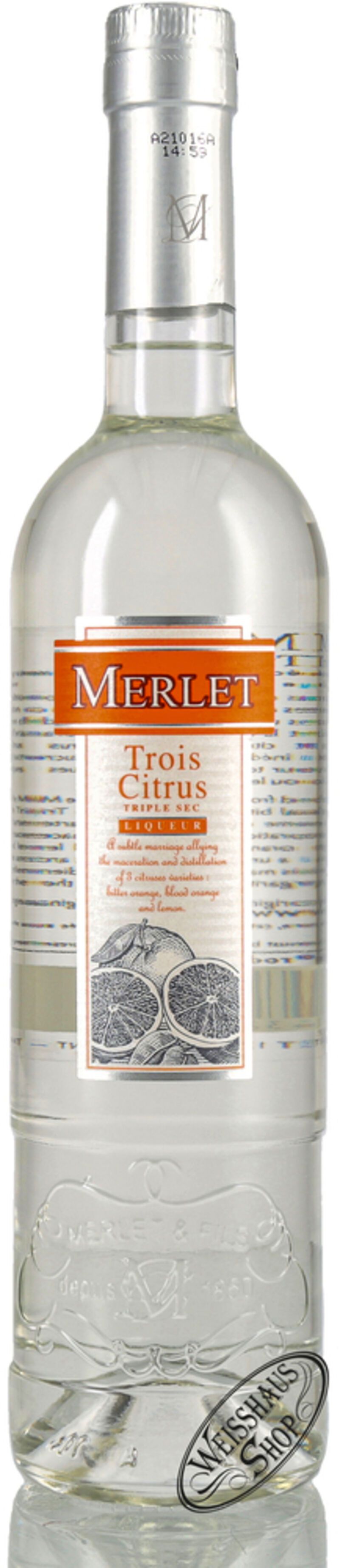 Merlet Triple Sec Trois Citrus 40% vol. 0,70l