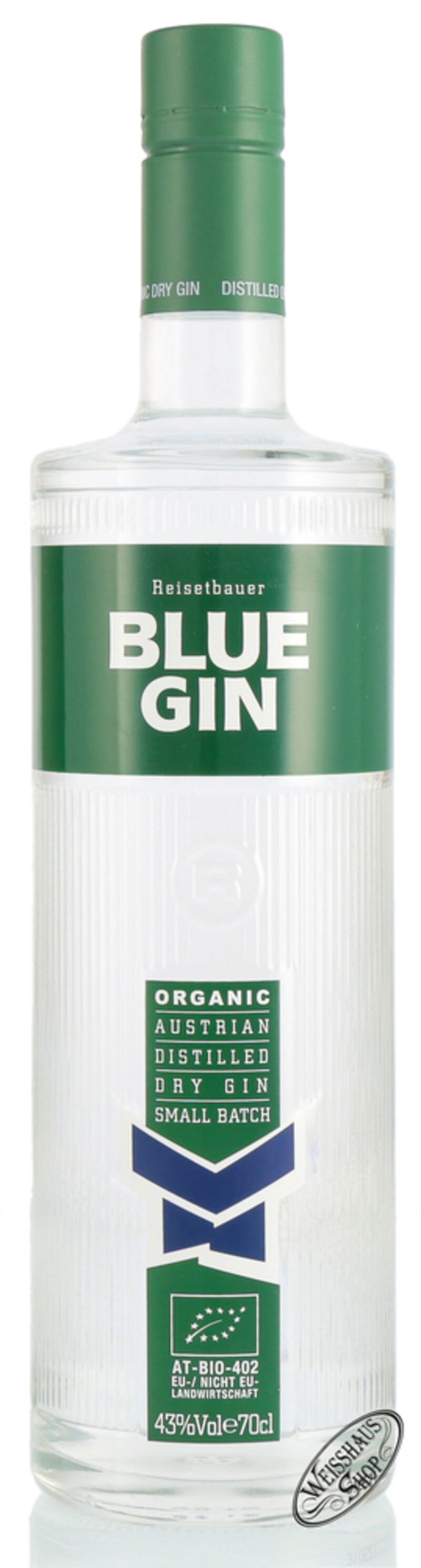 Reisetbauer Blue Gin Organic 43% vol. 0,70l Reisetbauer Blue Gin Organic 43% vol. 0,70l