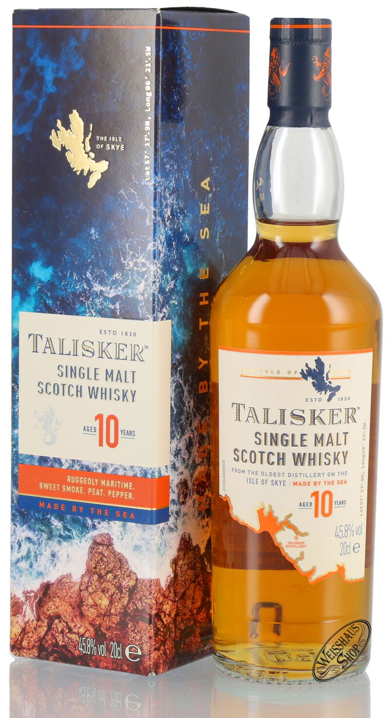 Talisker 10 YO Whisky 45,8% vol. 0,20l