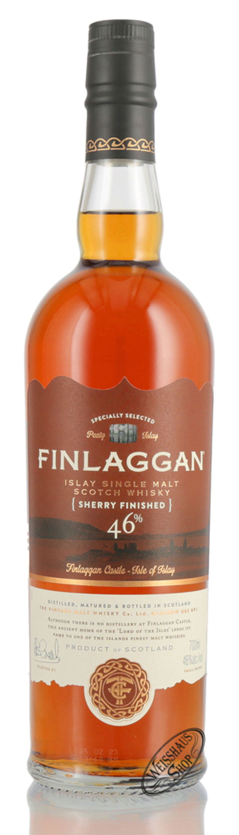 Finlaggan Sherry Wood Finished Islay Whisky 46% vol. 0,70l Finlaggan Sherry Wood Finished Islay Whisky 46% vol. 0,70l