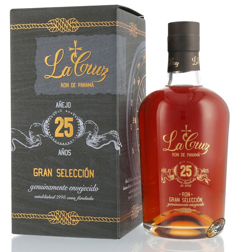 La Cruz Ron de Panama 25 YO Rum 40% vol. 0,70l La Cruz Ron de Panama 25 YO Rum 40% vol. 0,70l