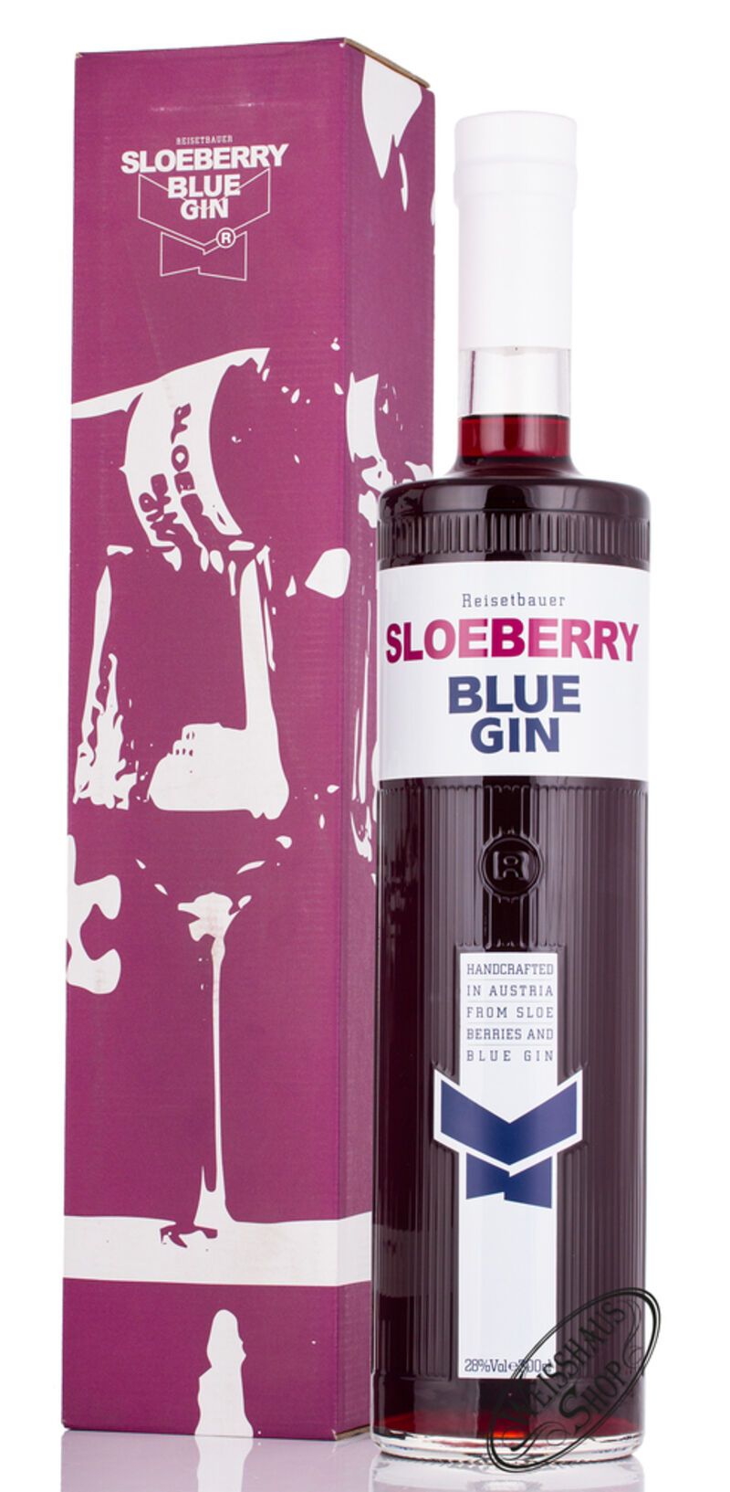 Reisetbauer Sloeberry Blue Gin 28% vol. 3,0l Doppelmagnum
