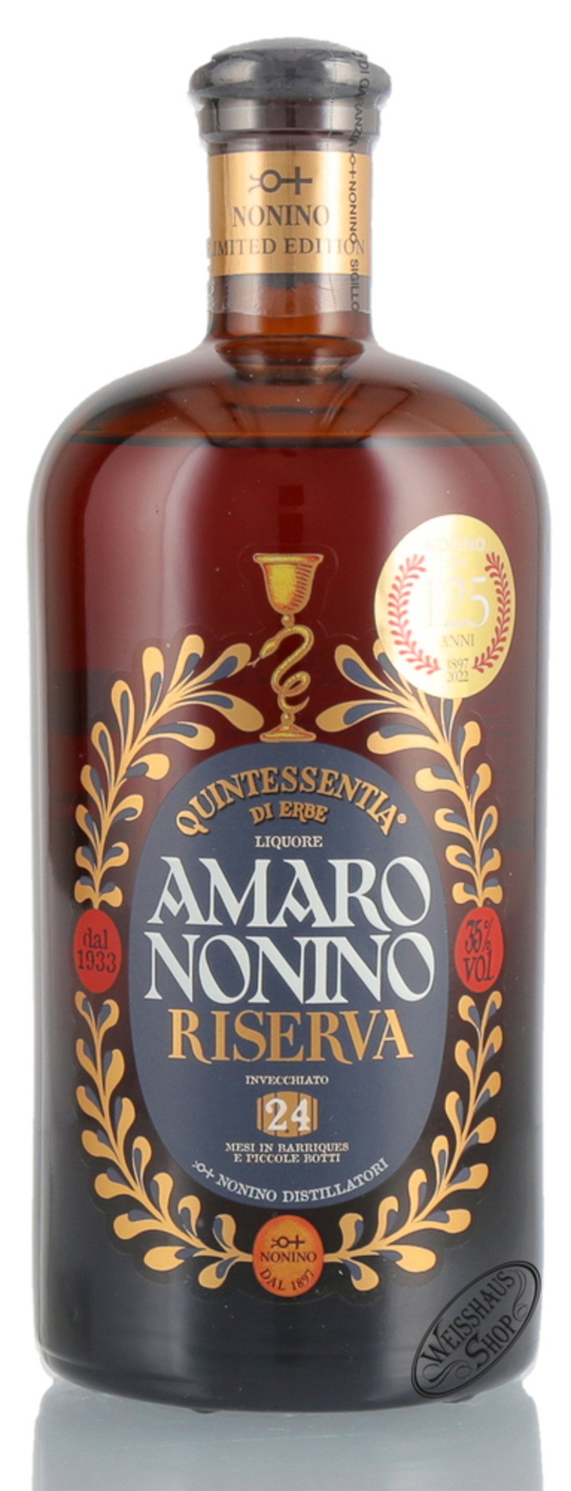 Nonino Amaro Di Erbe Riserva 35% vol. 0,70l B-Ware