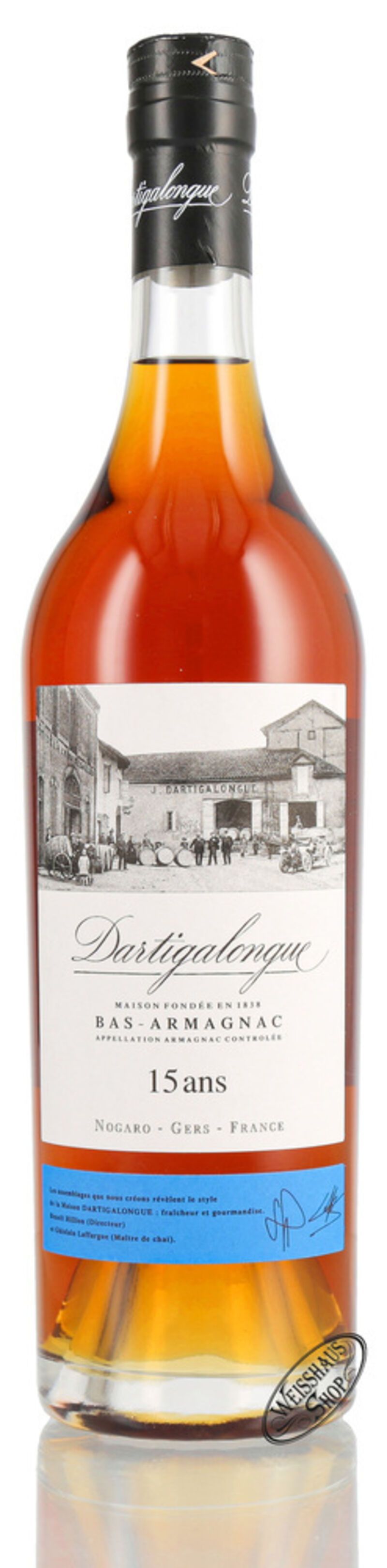 Dartigalongue 15 YO Armagnac 40% vol. 0,70l Dartigalongue 15 YO Armagnac 40% vol. 0,70l