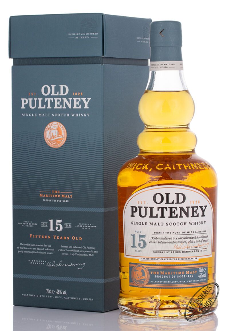 Old Pulteney 15 YO Whisky 46% vol. 0,70l
