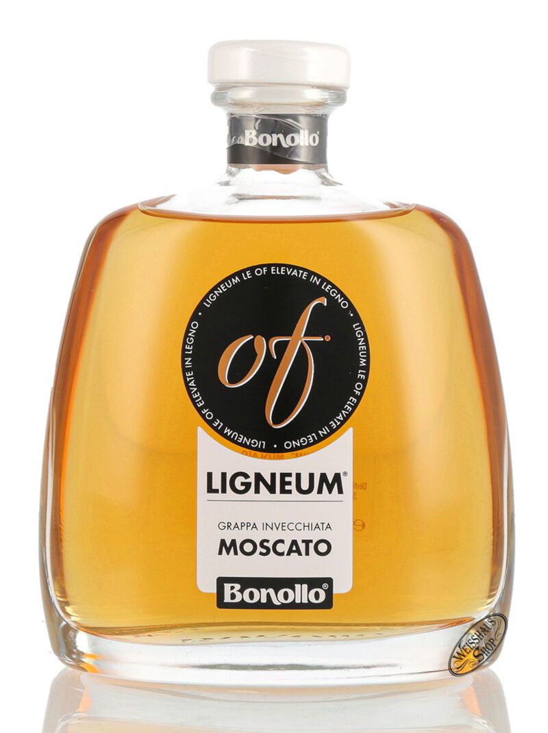 Bonollo Grappa of Ligneum Moscato 42% vol. 0,70l