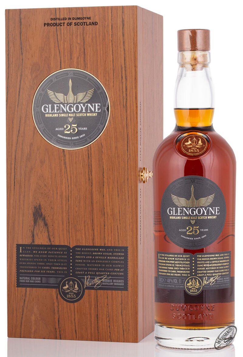 Glengoyne 25 YO Single Malt Whisky 48% vol. 0,70l Glengoyne 25 YO Single Malt Whisky 48% vol. 0,70l