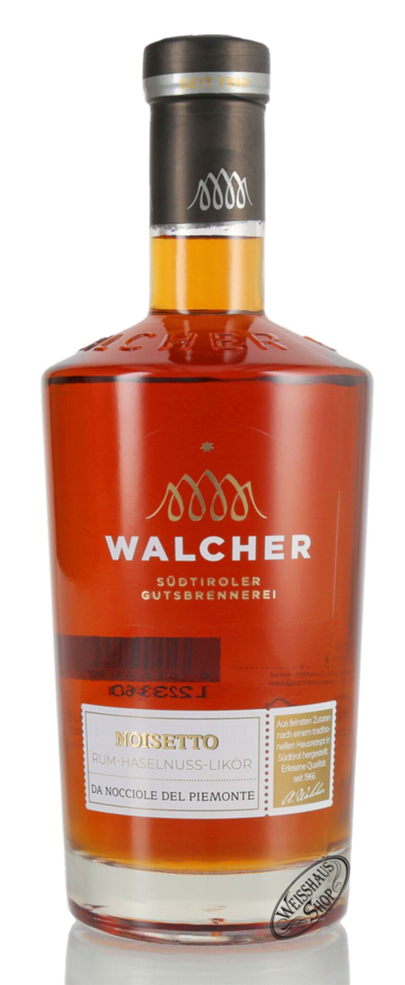 Walcher Noisetto 21% vol. 0,70l Walcher Noisetto 21% vol. 0,70l