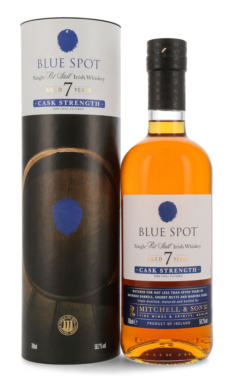 Blue Spot 7 YO Irish Whiskey 58,2% vol. 0,70l