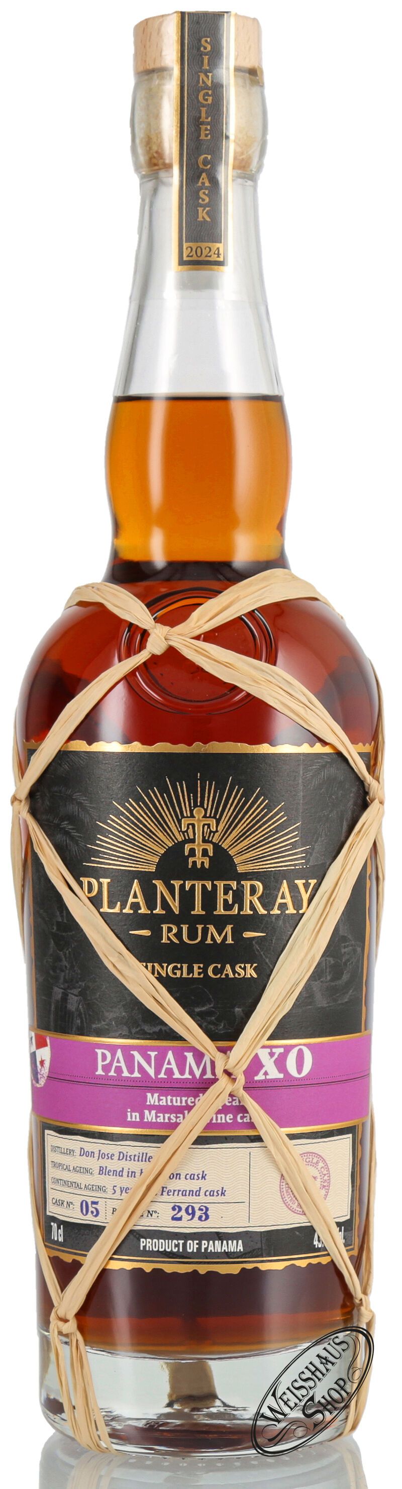 Planteray Panama XO Single Cask Rum 43,2% vol. 0,70l Planteray Panama XO Single Cask Rum 43,2% vol. 0,70l