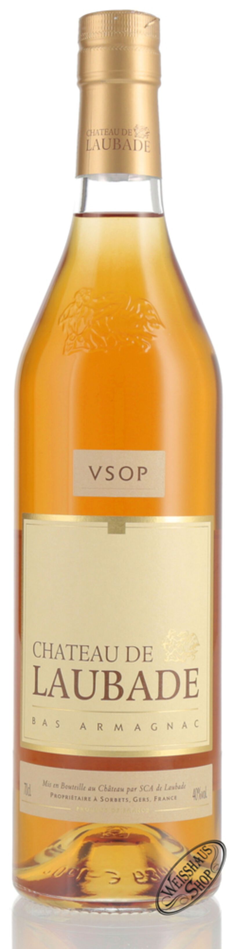 Chateau Laubade VSOP Armagnac 40% vol. 0,70l Chateau Laubade VSOP Armagnac 40% vol. 0,70l