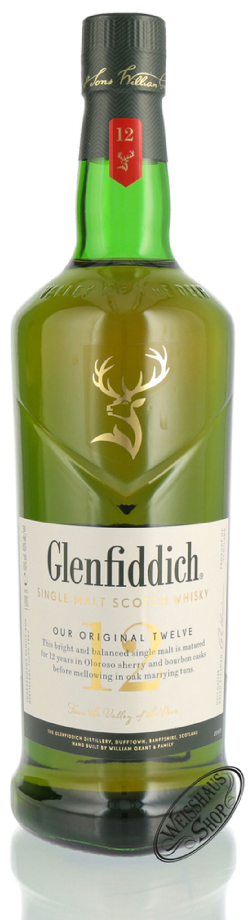 Glenfiddich 12 YO Whisky 40% vol. 0,70l B-Ware