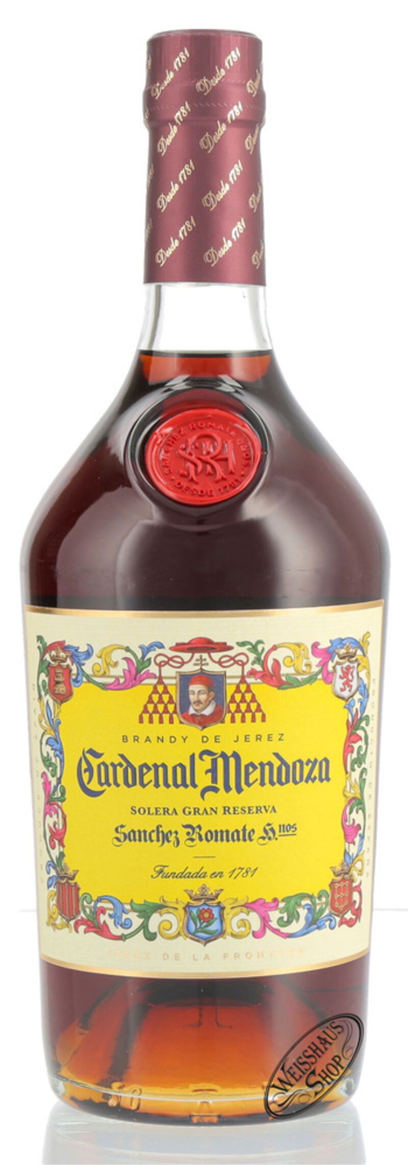 Cardenal Mendoza Solera Gran Reserva Brandy 40% vol. 0,70l Cardenal Mendoza Solera Gran Reserva Brandy 40% vol. 0,70l
