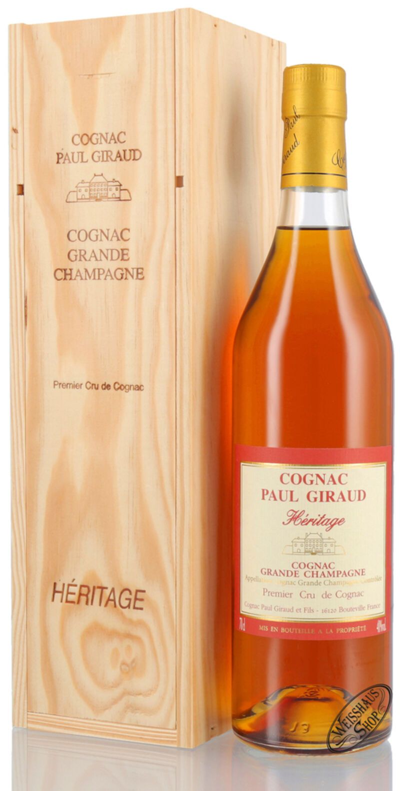 Paul Giraud Cognac Heritage 40% vol. 0,70l Paul Giraud Cognac Heritage 40% vol. 0,70l