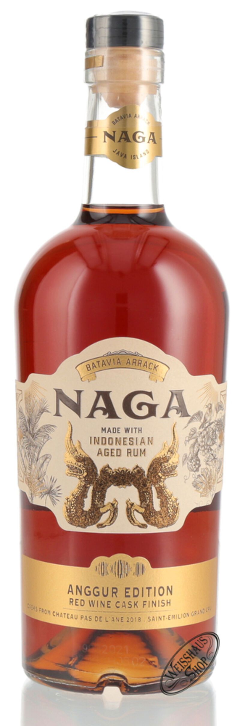Naga Anggur Red Wine Cask Edition Indonesian Arrack 40% vol. 0,70l Naga Anggur Red Wine Cask Edition Indonesian Arrack 40% vol. 0,70l
