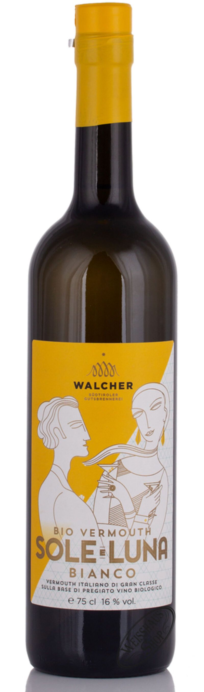 Walcher Sole e Luna Bio Bianco Vermouth 16% vol. 0,75l