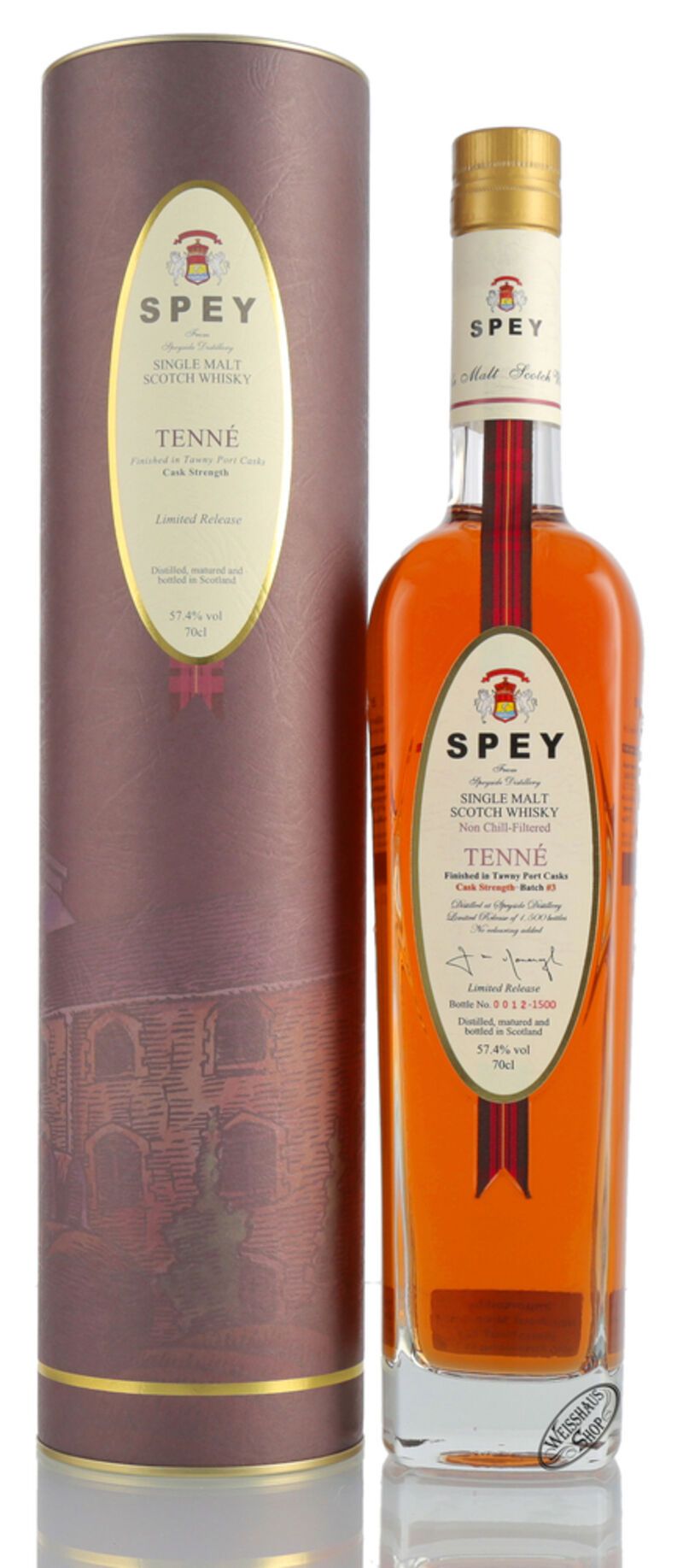 Spey Tenne Batch #3 Cask Strength Whisky 57,4% vol. 0,70l Spey Tenne Batch #3 Cask Strength Whisky 57,4% vol. 0,70l