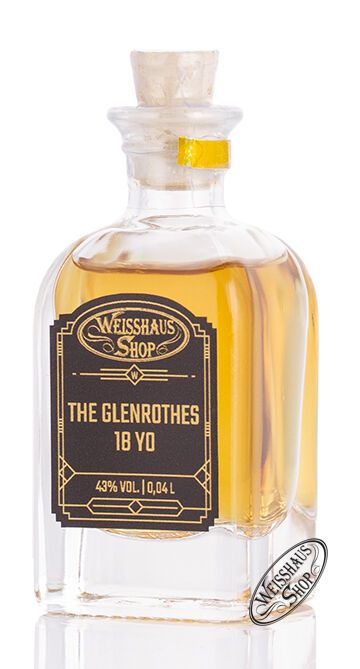 The Glenrothes 18 YO Whisky 43% vol. 0,04l Weisshaus Sample The Glenrothes 18 YO Whisky 43% vol. 0,04l Weisshaus Sample