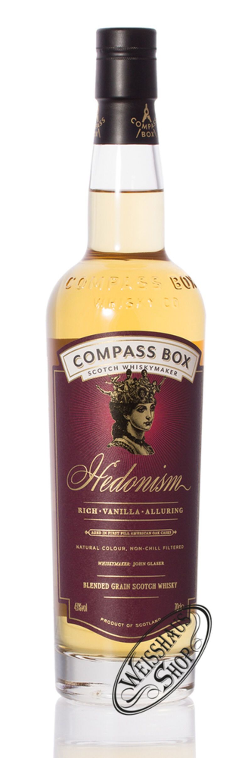 Compass Box Hedonism Blended Whisky 43% vol. 0,70l