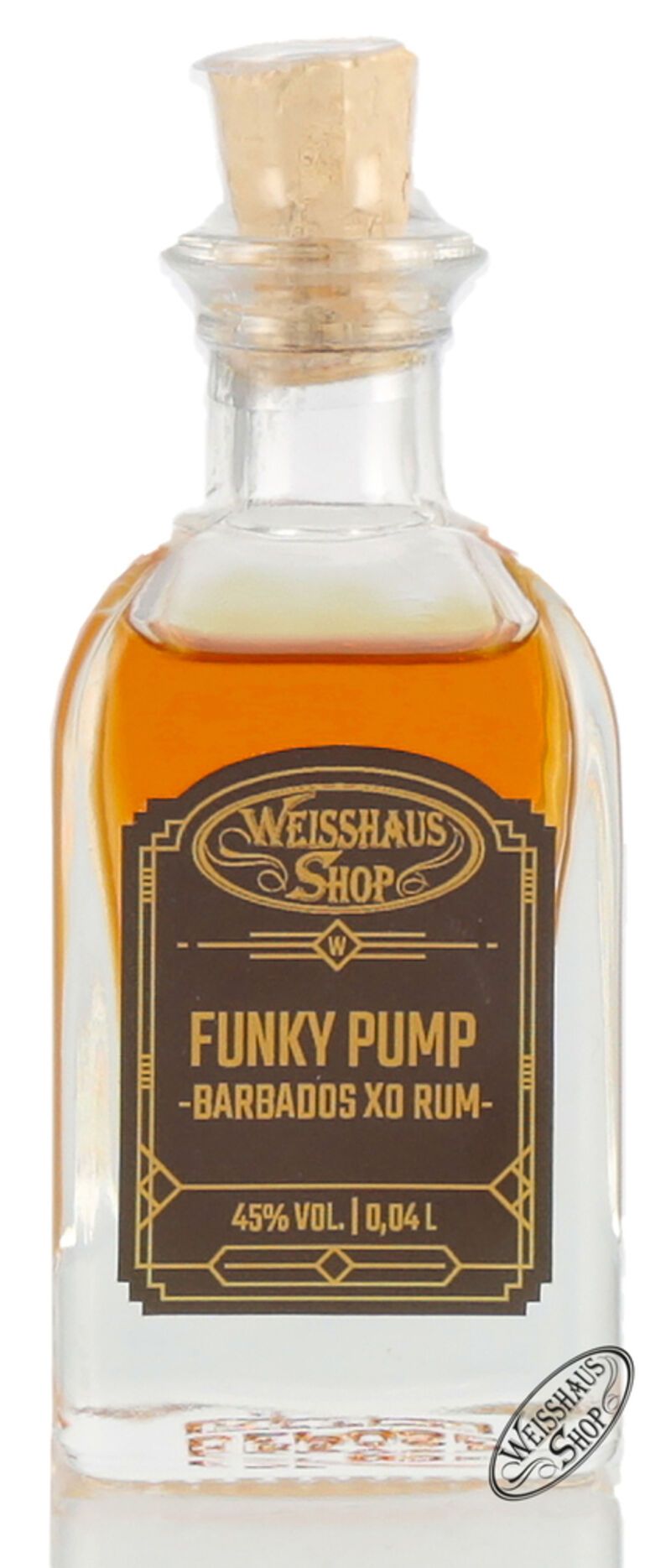 Funky Pump Barbados XO Rum 45% vol. 0,04l Weisshaus Sample