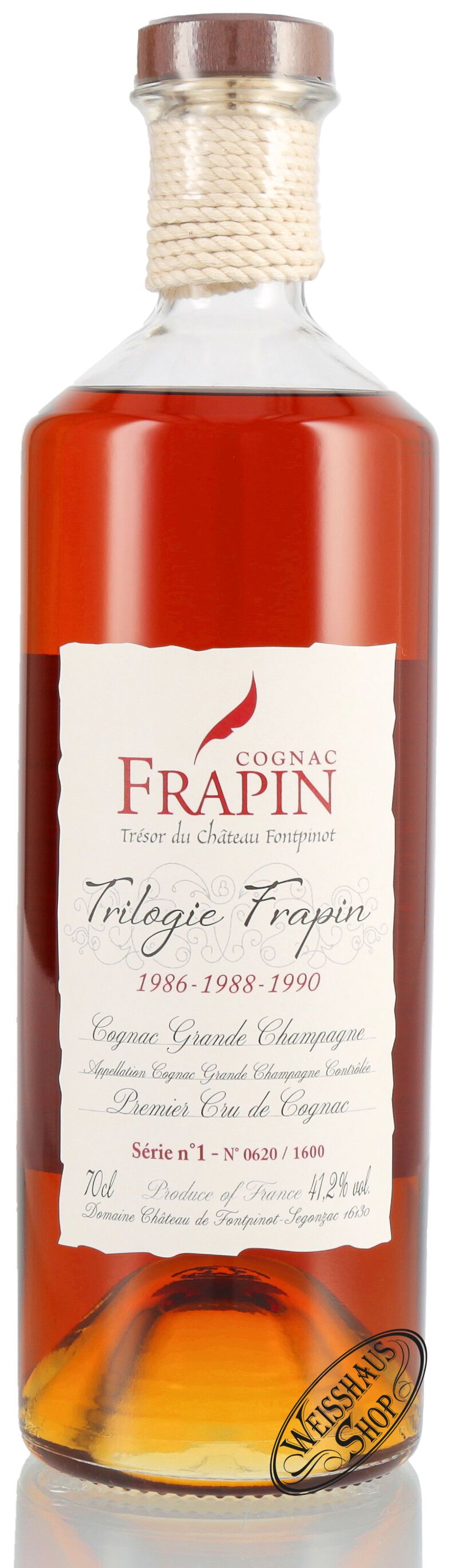 Frapin Trilogie N° 1 41,2% vol. 0,70l Frapin Trilogie N° 1 41,2% vol. 0,70l