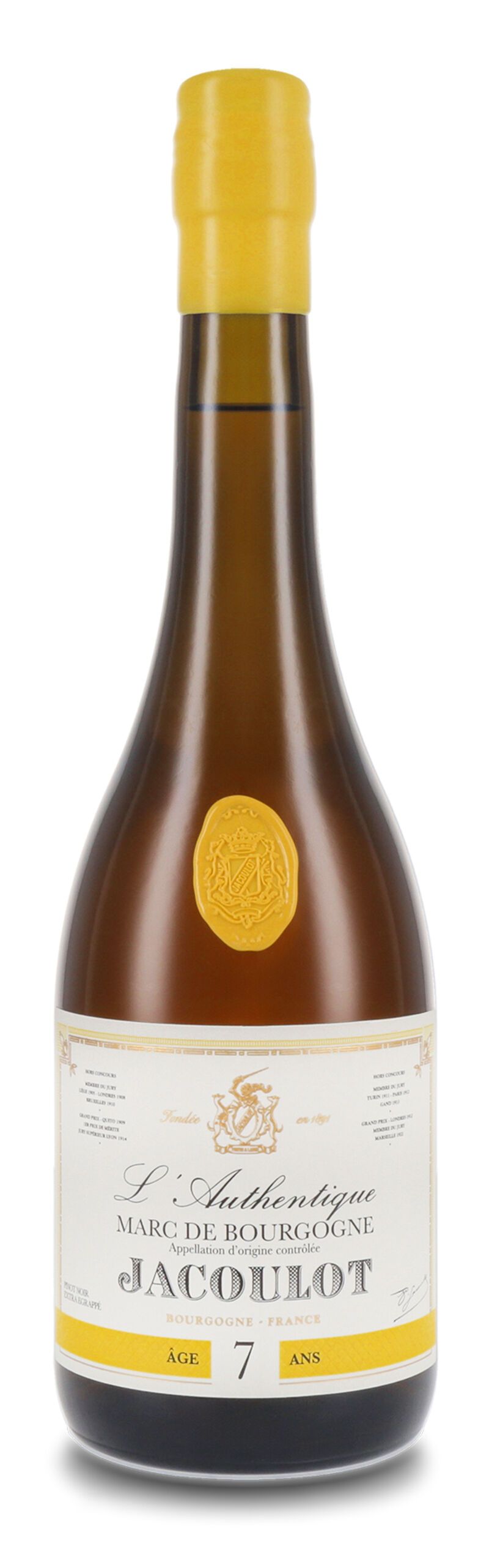 Jacoulot L'Authentique 7 YO Marc de Bourgogne 45% vol. 0,70l Jacoulot L'Authentique 7 YO Marc de Bourgogne 45% vol. 0,70l