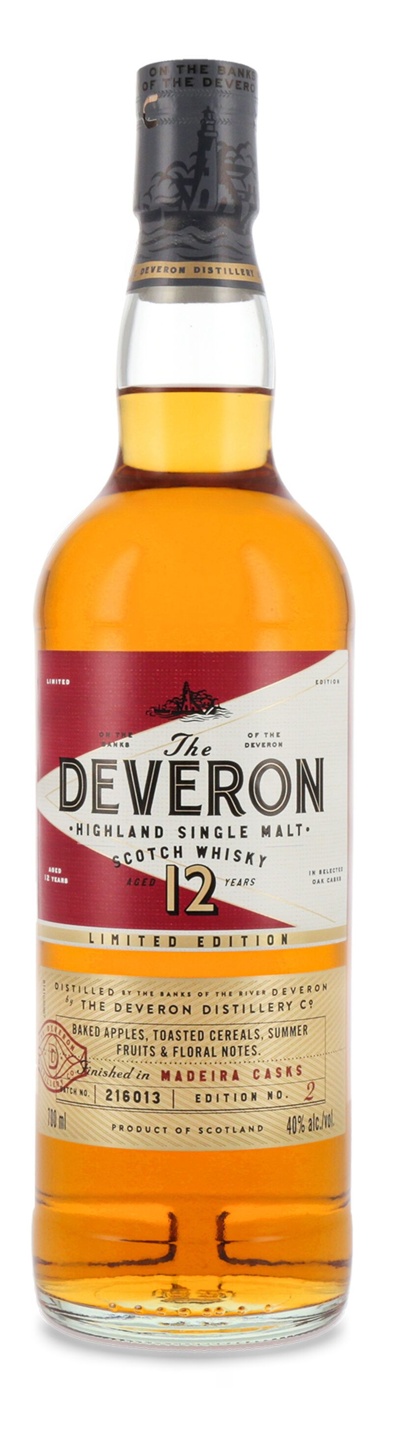 The Deveron 12 YO Madeira Cask Whisky 40% vol. 0,70l