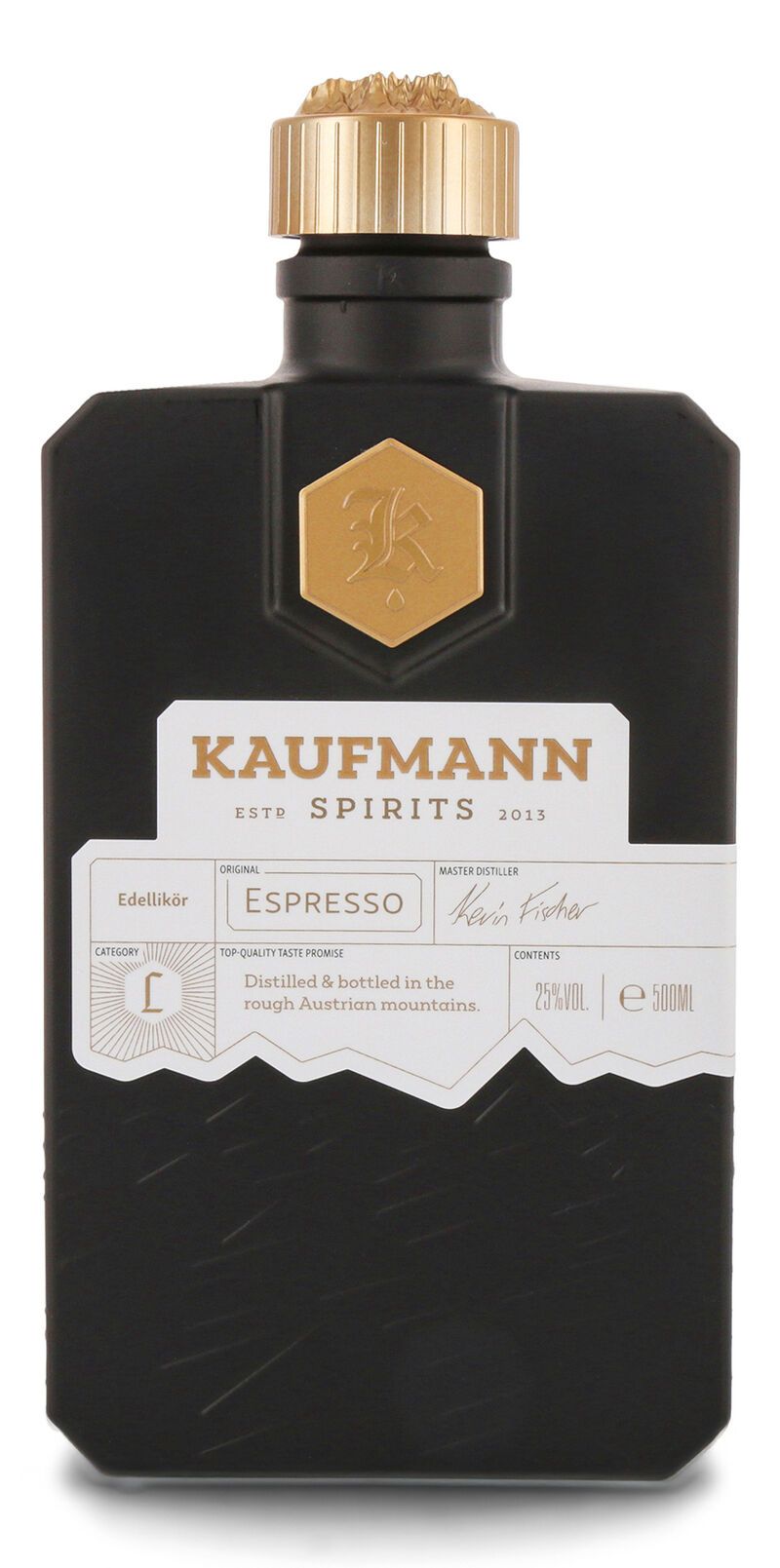 Kaufmann Spirits Espresso Edellikör 25% vol. 0,50l