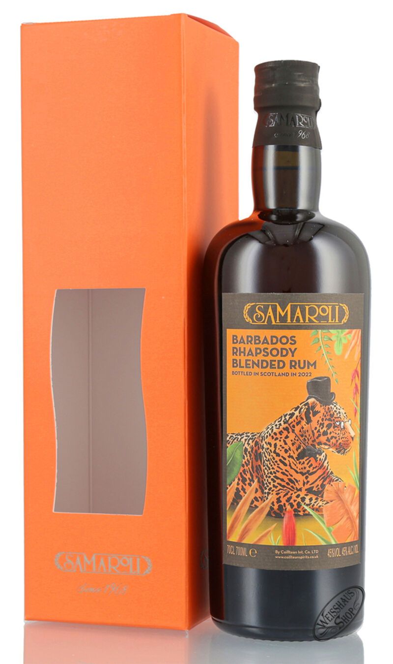 Samaroli Barbados Rhapsody Blended Rum 45% vol. 0,70l Samaroli Barbados Rhapsody Blended Rum 45% vol. 0,70l