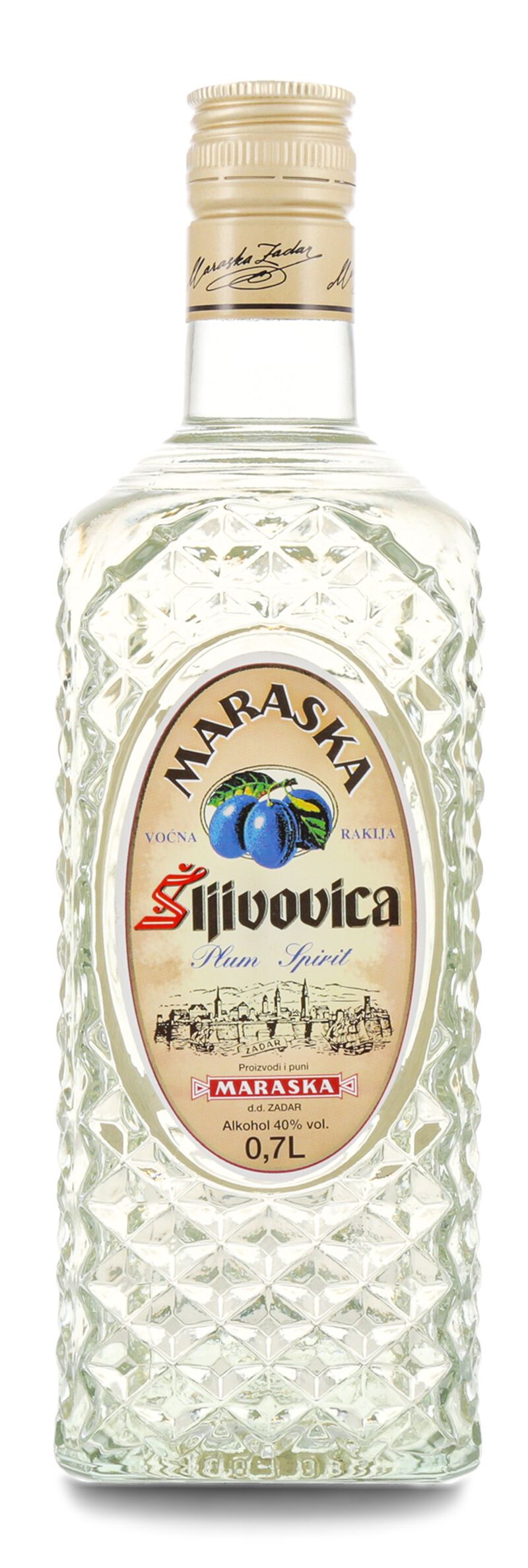 Maraska Sljivovica Pflaumenbrand 40% vol. 0,70l