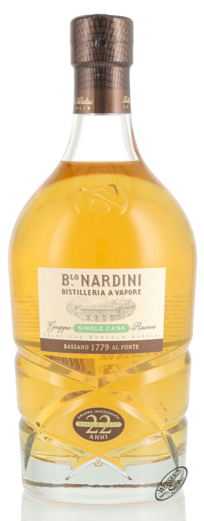 Nardini Grappa Riserva 22 YO Single Cask Geschenk-Box 45% vol. 0,70l Nardini Grappa Riserva 22 YO Single Cask Geschenk-Box 45% vol. 0,70l