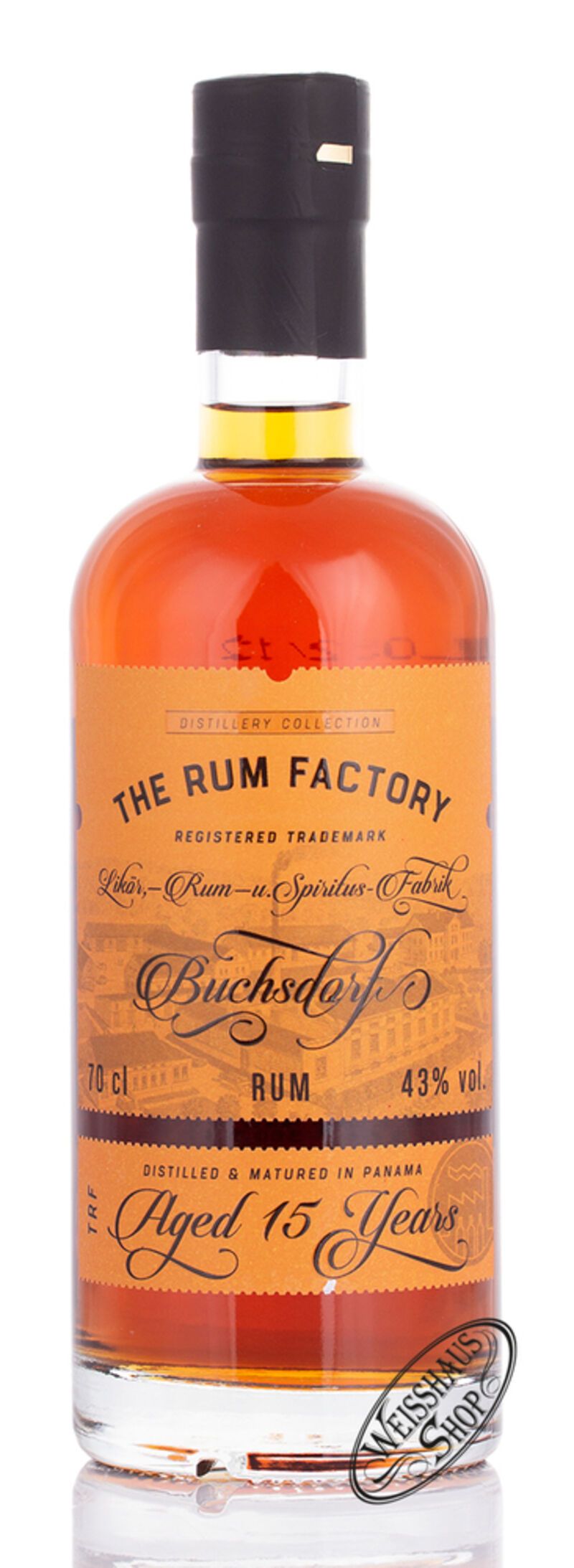 The Rum Factory 15 YO Panama Rum 43% vol. 0,70l The Rum Factory 15 YO Panama Rum 43% vol. 0,70l